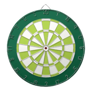 Tablero Dardos O conselho de dardo: Branco, limão, e verde