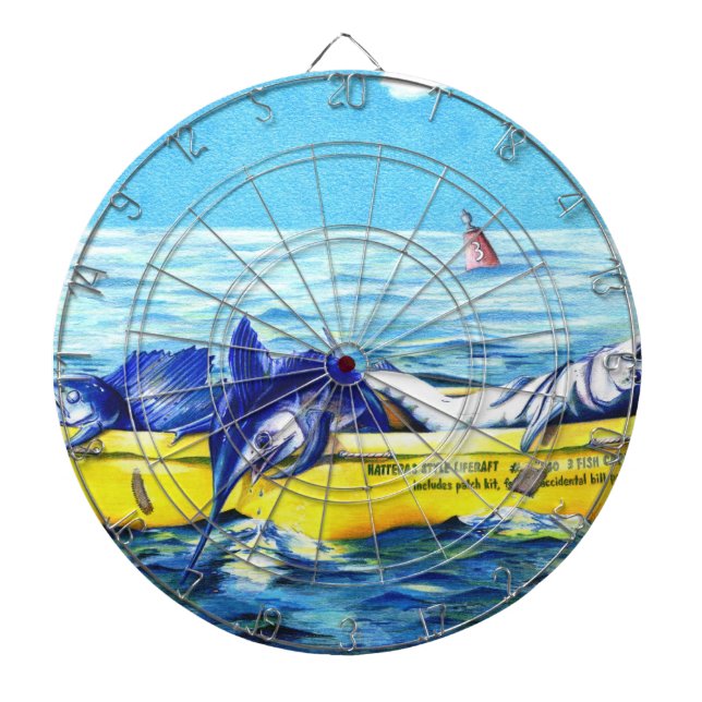 Tablero Dardos O conselho de dardo do Liferaft de Hatteras (Frente)