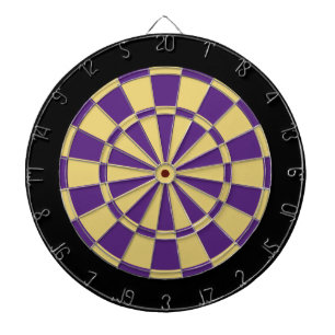 Tablero Dardos O conselho de dardo: Ouro velho, roxo, e preto