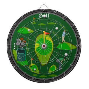 Tablero Dardos O golfe ostenta o Dartboard