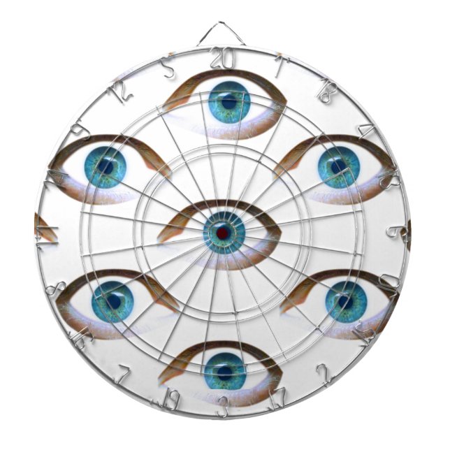 Tablero Dardos olhos azuis (Frente)