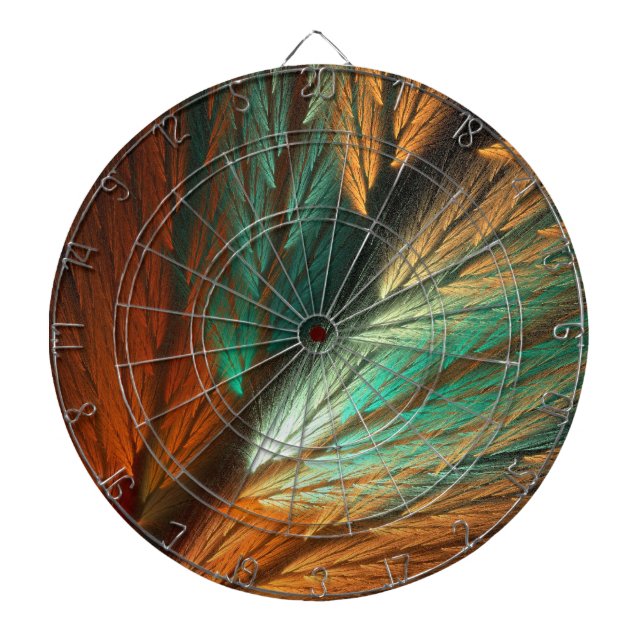 Tablero Dardos Orange e Gree abstiveram-se do Fractal Dart Board  (Frente)