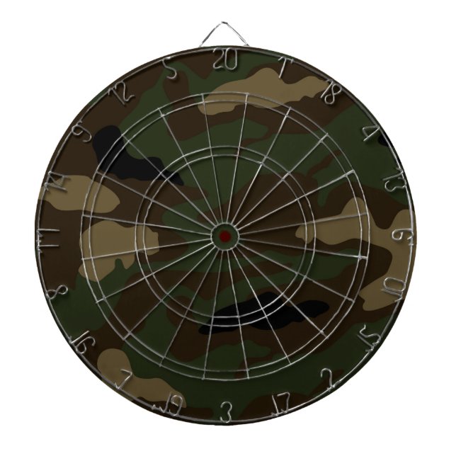 Tablero Dardos padrão de camuflagem militar (Frente)
