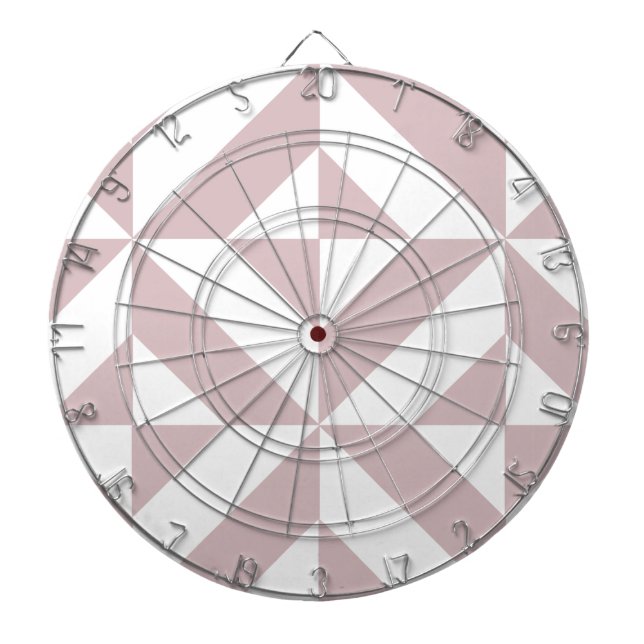 Tablero Dardos Padrão Mauve Geométrico Deco Cube (Frente)