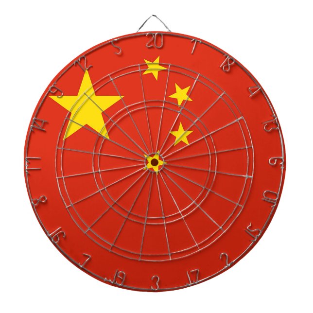 Tablero Dardos Painéis com bandeira da China (Frente)