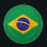 Tablero Dardos Painéis com Bandeira do Brasil<br><div class="desc">Elevem sua sala de jogos com nossa prancha exclusiva com a bandeira do Brasil! Criado com muita atenção aos detalhes, este quadro é mais do que um acessório de jogos; é uma celebração da cultura vibrante do Brasil e da competição espiritual. O design de greve mostra com destaque a icônica...</div>