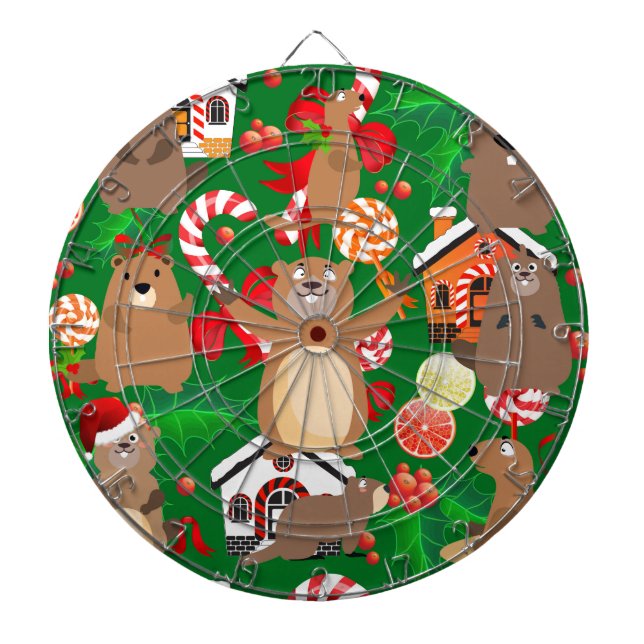 Tablero Dardos Papais noeis de natal (Frente)