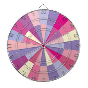 Tablero Dardos Pastels do roxo do rosa do Dartboard do partido da