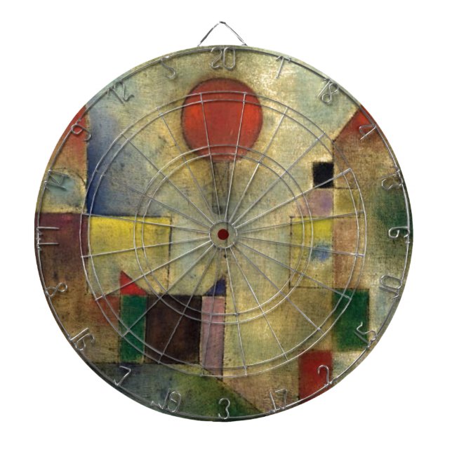 Tablero Dardos Paul Klee Red Balloon (Frente)
