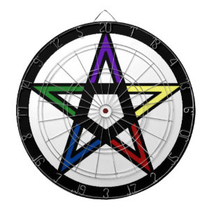 Tablero Dardos Pentacle elementar