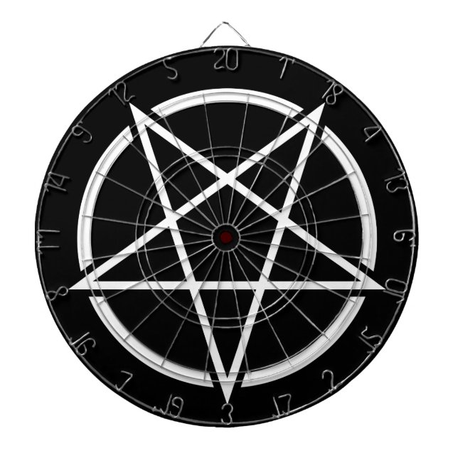 Tablero Dardos Pentagram No.1 (branco) (Frente)