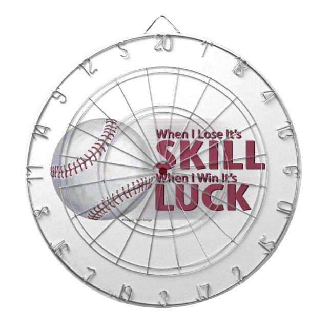 Tablero Dardos Perder Skill Ganhou Sorte de Baseball (Frente)