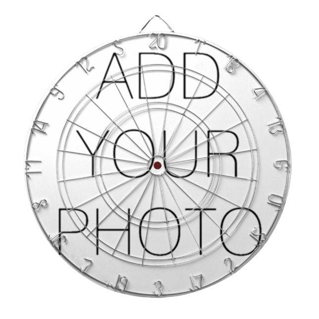 Tablero Dardos Personalizar Adicionar sua própria foto ou texto (Frente)