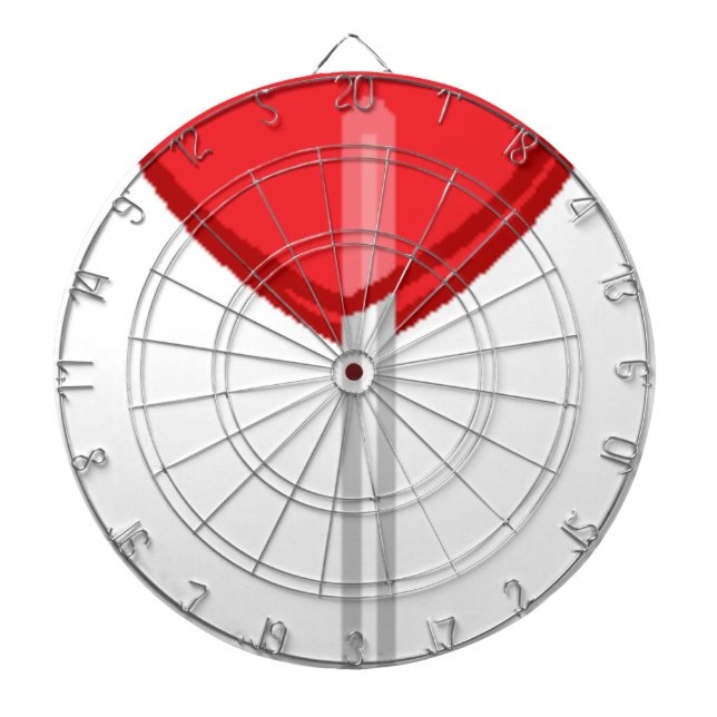 Tablero Dardos pirulito vermelho (Frente)