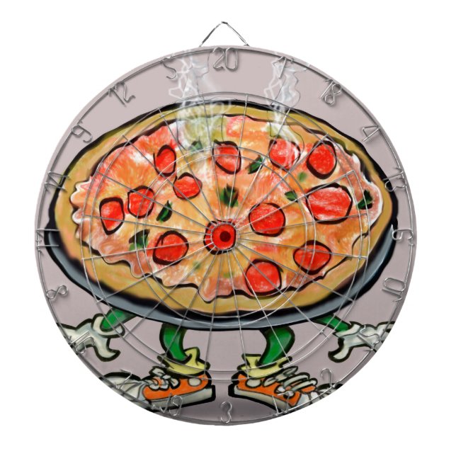 Tablero Dardos Pizza (Frente)