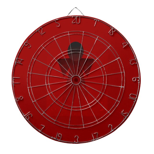 Tablero Dardos Placa Angel Dart Sangrando (Frente)