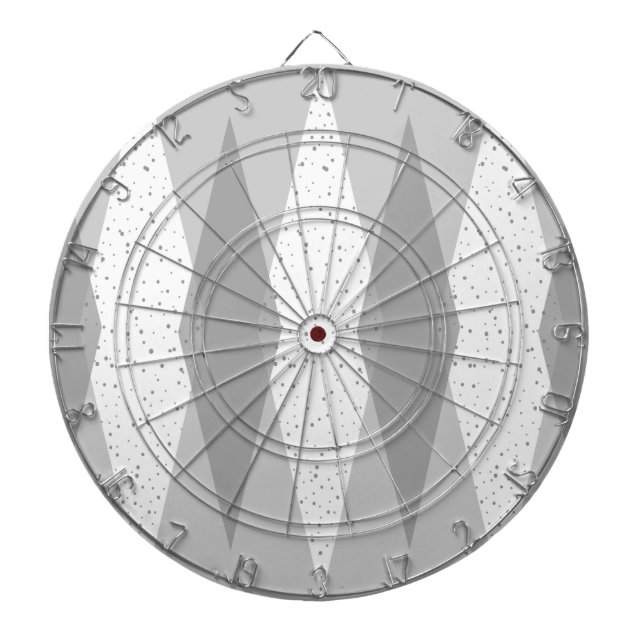 Tablero Dardos Placa Dart Argyle da Cinza Moderna do Meio século (Frente)