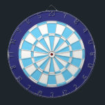 Tablero Dardos Placa Dart: Branco, Azul Claro E Marinho<br><div class="desc">Jogo De Dart Board Branco,  Azul Claro E Com Cor De Marinho,  Incluindo 6 Darts De Brass</div>