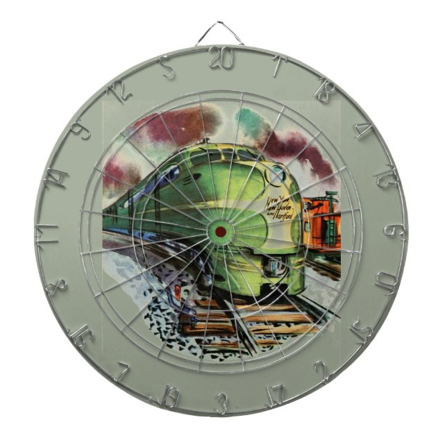 Tablero Dardos Placa Dart do Comboio Vintage (Frente)