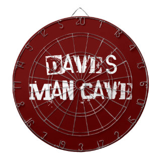 Tablero Dardos Placa Dart Personalizada Vermelha e Branca