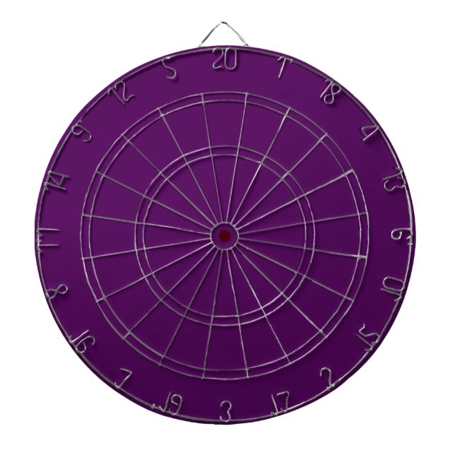 Tablero Dardos Placa Dart Roxo (Frente)