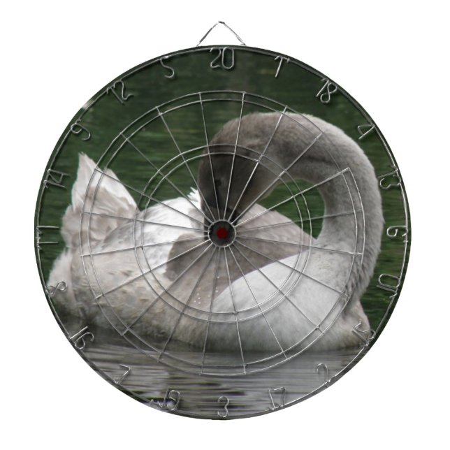 Tablero Dardos Placa Dart Swan Sleepy (Frente)