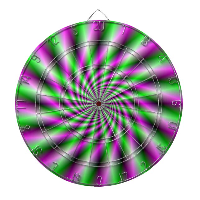Tablero Dardos Placa de Dartboard Neon Spinning Wheel (Frente)