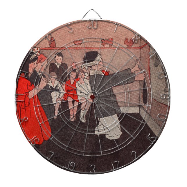 Tablero Dardos Ponha a cauda Donkey (Frente)