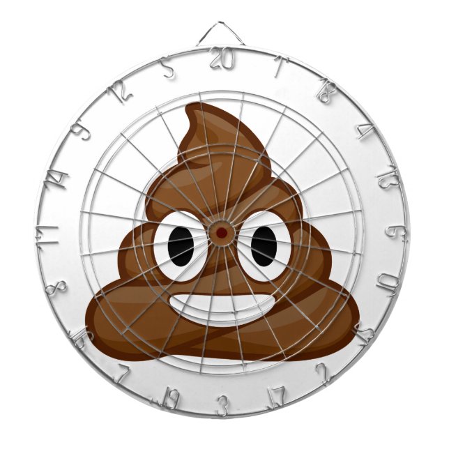 Tablero Dardos poop emoji (Frente)