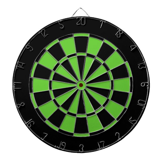 Tablero Dardos Preto e verde (Frente)