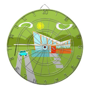 Tablero Dardos Primaveras Retro Palm House Dart Board