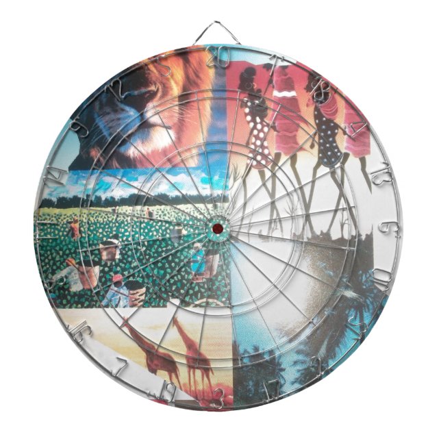 Tablero Dardos Quênia (Frente)