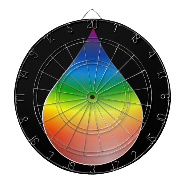 TABLERO DARDOS RAINBOW TEARDROP (Frente)
