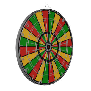 Tablero Dardos RAIOS DO BOTÃO DA BANDEIRA DE RASTAFARI + seu