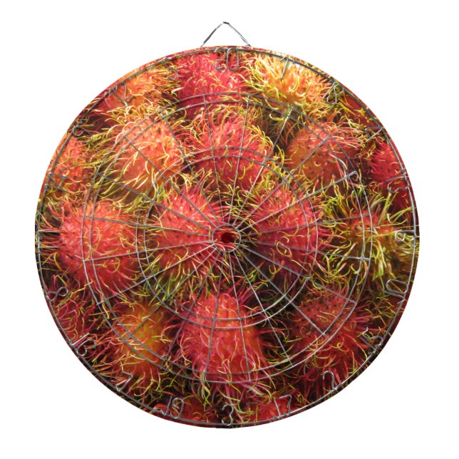 Tablero Dardos Rambutan Tropical Fruta (Frente)