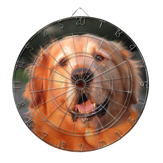 Tablero Dardos Retriever de ouro (Frente)