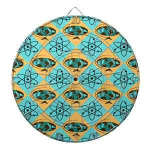 Tablero Dardos Retro Harlequin Globe Trotter Dartboard