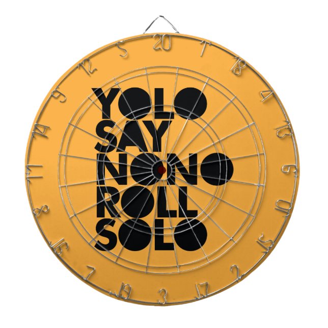 Tablero Dardos Rolo de YOLO enchido só (Frente)