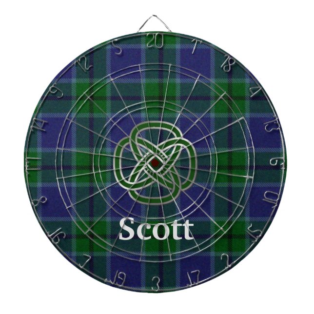 Tablero Dardos Scott Xadrez com o Celtic Knot Dart Board (Frente)