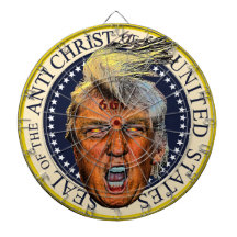 Selo Anti Presidente Trump do Anti Cristo