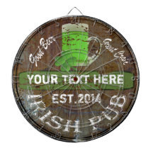 Sinal de pub irlandês personalizado