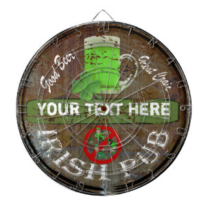 Tablero Dardos Sinal irlandês personalizado do bar