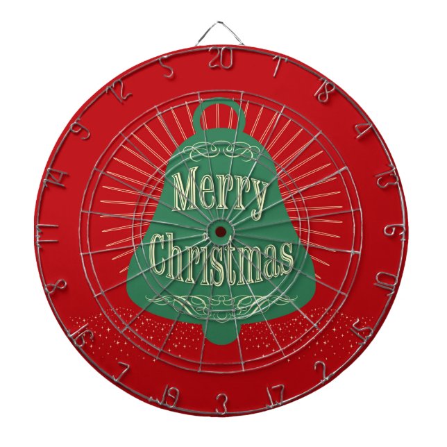 Tablero Dardos Sino de Natal (Frente)