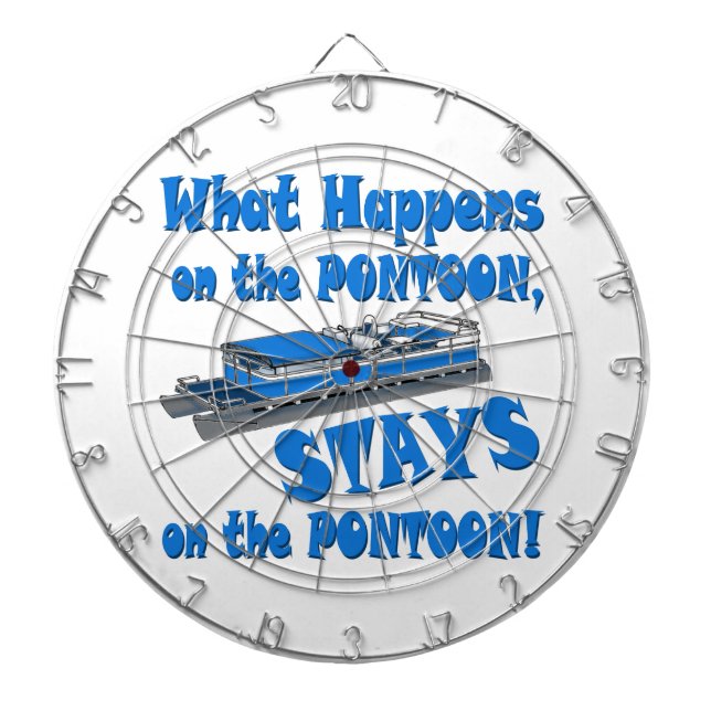 Tablero Dardos Sobre O Pontoon (Frente)
