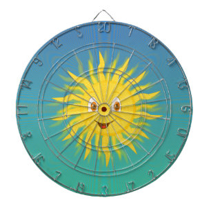 Tablero Dardos Sol com Linhas Circulares