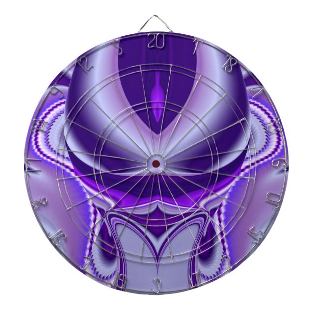 Tablero Dardos Sonhos de Flor Roxo (Frente)