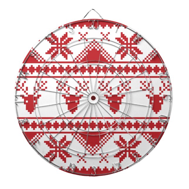 Tablero Dardos suéter de natal feio (Frente)