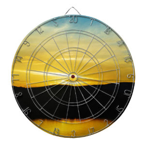 Tablero Dardos Sunset Amarelo do Lago Mt