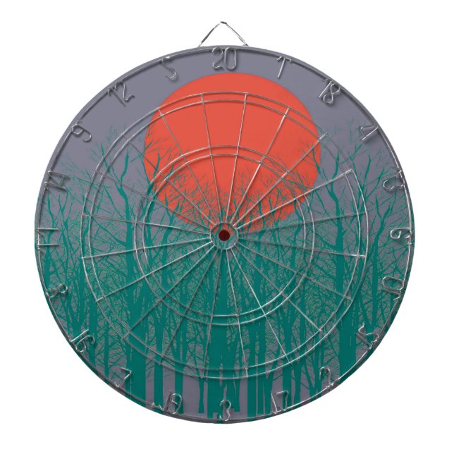 Tablero Dardos Sunset Vintage 2 (Frente)