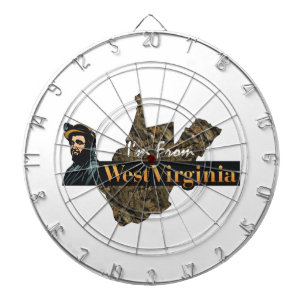 Tablero Dardos T eu sou de West Virginia